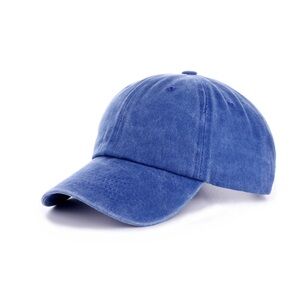 Zenana Vintage Washed Blue Baseball Cap Adjustable Cotton Hat